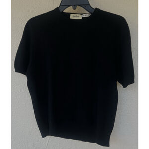 Neiman Marcus Black 100% Cashmere Sweater Women’s XL Soft Knit Luxury Capsule